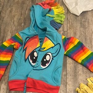My little pony Rainbow Dash hoodie